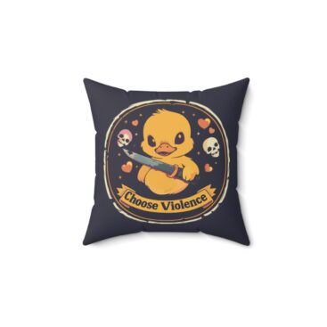 Choose Violence - Male Duck Pillow-1  - Front