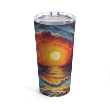 Fiery Horizon Travel Mug 20oz Travel Mug - Front