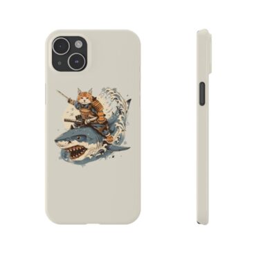 Samurai Shark Rider Phone-s Slim Phone Case - front-and-side