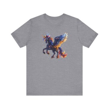 Rainbow Pegasus Male-t - Neutral  - Front