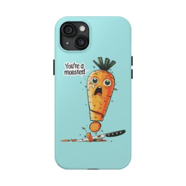 Horrified Carrot Phone-s Slim Phone Case - front-and-side