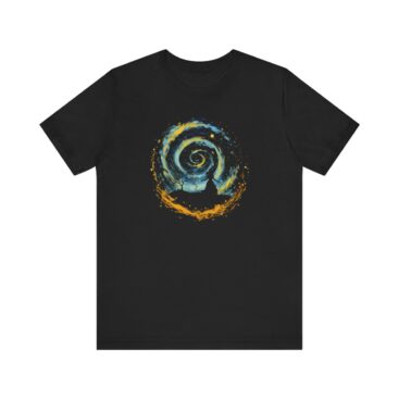 Witching Hour Swirl Male-t - Black  - Front